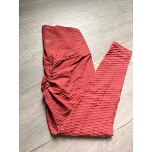 Born primitive women's paragon textured‎ leggings guava pink medium